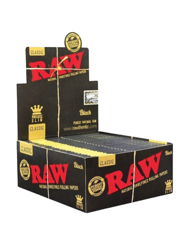 FEUILLE RAW SLIM BLACK